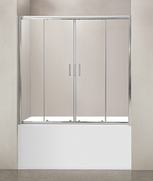 BelBagno Дверь на ванну 170/145 UNO-VF-2-170/145-C-Cr – фотография-1