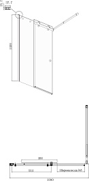 Ambassador Шторка для ванны Bath Screens 110x140 16041115 – фотография-7