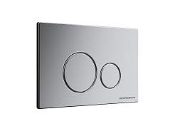 Ceramicanova Система инсталляции для унитазов Envision CN1001M с кнопкой смыва Round хром матовый – фотография-5