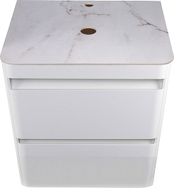 Style Line Тумба с раковиной подвесная Атлантика 60, антискрейч, столешница ID01 – фотография-2