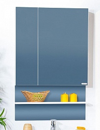 Бриклаер Зеркальный шкаф Аргентина 75 белый – фотография-1