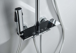 Aquatek Душевая стойка Поларис AQ3040CR хром – фотография-5