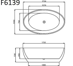 Frank Акриловая ванна 173x103 F6139 white – фотография-8