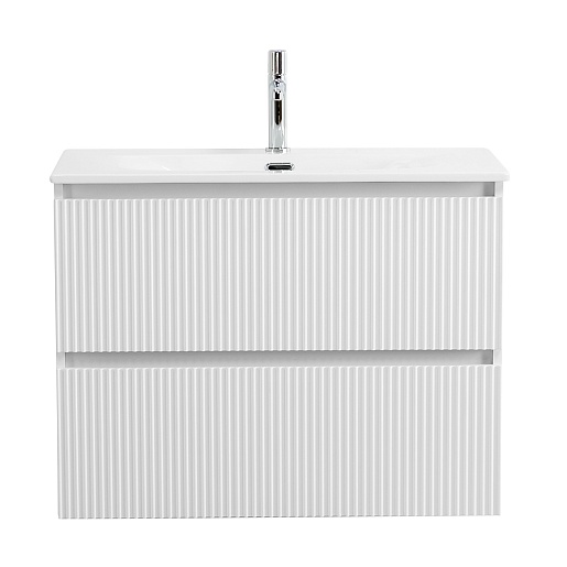 BelBagno Тумба под раковину Uno mini 80 подвесная Bianco Opaco – фотография-2