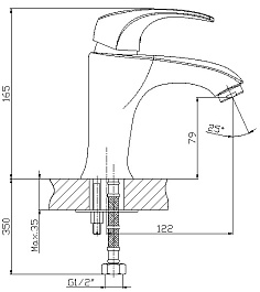 Orange Смеситель Astin M21-021cr – фотография-2