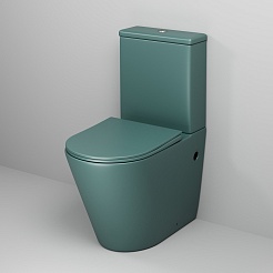 Grossman Унитаз компакт Color GR-4480OLMS зеленый матовый – фотография-5