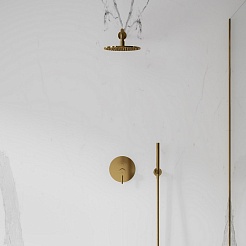 Omnires Душевая система SYSY19GL (золото) – фотография-4