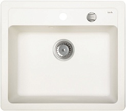 Iddis Мойка гранитная Vane G V05W571i87 белая – фотография-1
