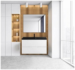 BelBagno Зеркало SPC-AL-1000-800 Nero – фотография-6