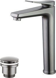 Lemark Смеситель для раковины чаши Bronx LM3709GM графит – фотография-1