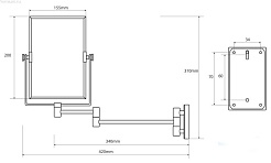 Bemeta Зеркало косметическое настенное 112201612 – фотография-2