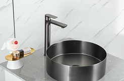 Gappo Смеситель для раковины G48-9 G1048-92 оружейная сталь – фотография-2