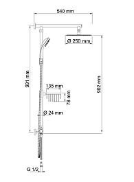 WasserKRAFT Душевой комплект A038 – фотография-7