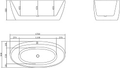 BelBagno Акриловая ванна BB404-1700-800 170x80 – фотография-3