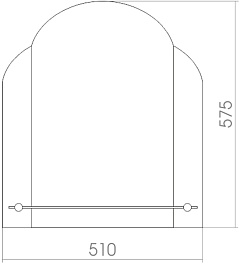 Mixline Зеркало Комфорт Ангелина 51 – фотография-2