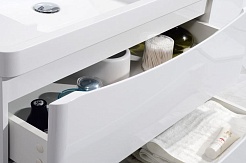 BelBagno Мебель для ванной напольная ANCONA-N 800 Bianco Lucido, подсветка – фотография-5