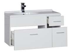 Aquanet Тумба с раковиной "Данте 90" L (156360+156361) – фотография-3