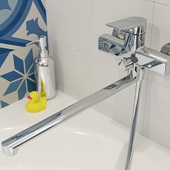 Iddis Смеситель для ванны Bridge BRDSB02i10WA универсальный – фотография-2