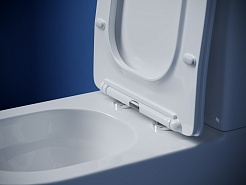 Ceramicanova Унитаз напольный пристенный Metropol CN4001T смыв Торнадо белый – фотография-4