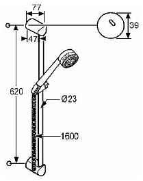 Kludi Душевой гарнитур "Zenta 6083005-00" – фотография-3