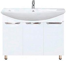 Misty Тумба с раковиной Лаванда 80 прямая