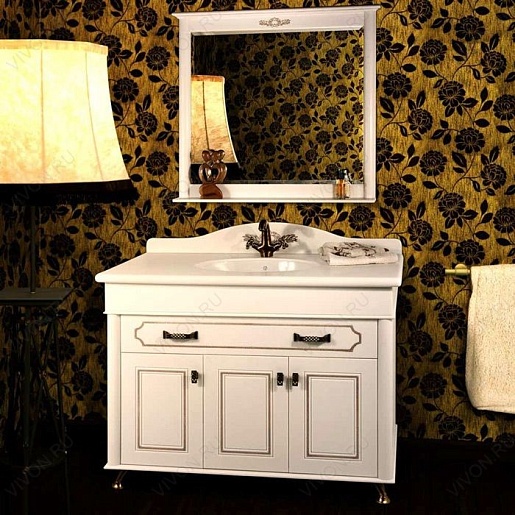 Водолей Тумба с раковиной "Изабель 100" F-1 красная – картинка-9