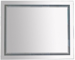 Misty Зеркало Неон 2 LED 100x80 клавишный выключатель – фотография-1