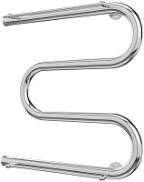 Domoterm Полотенцесушитель водяной М полка 500x500 DMT хром