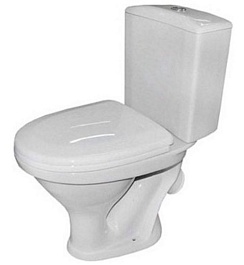 Santeri Унитаз-компакт "Вест" 413364 белый с краплением – фотография-1