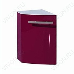 Aquanet Тумба приставная "Римини" L бордо – фотография-1