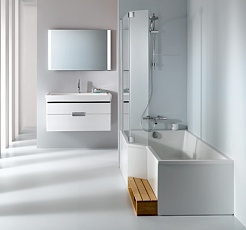 Jacob Delafon Акриловая ванна Bain-Douche Neo E6D000L-00 160х90/70 L – фотография-7