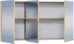 СанТа Зеркальный шкаф Марс 120 янтарное дерево – фотография-2