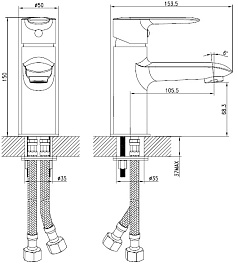 Iddis Смеситель Cuba CUBSB00i01 – фотография-7