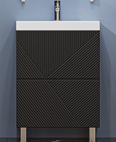 Velvex Тумба под раковину Edge 60.2Y графит
