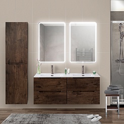 BelBagno Тумба под раковину Etna 120 с 4 ящиками Rovere Moro – фотография-11