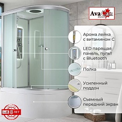 Avacan Душевая кабина 120/80 D5012LLED – фотография-2