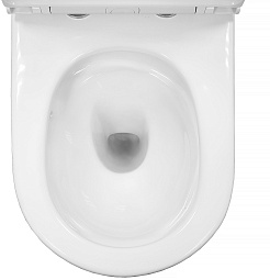 Azario Унитаз-компакт Verona AZ-8301 безободковый с бачком с сиденьем микролифт белый – фотография-14