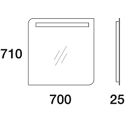  Мебель для ванной Колоре 70 – фотография-2