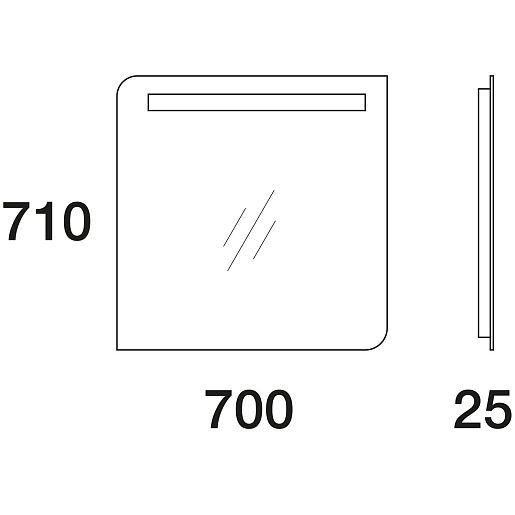  Мебель для ванной Колоре 70 – фотография-2