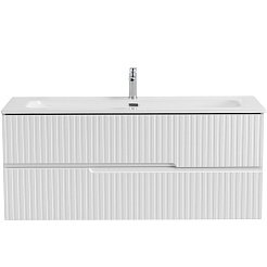 Cezares Тумба с раковиной Duet 120 подвесная CZR-8073-120 bianco lucido – фотография-2