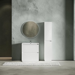 Sancos Мебель для ванной Libra Floor 80 белый глянец – фотография-2