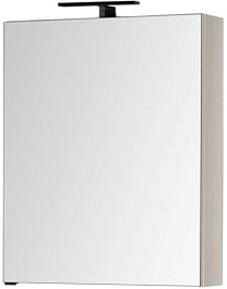 Aquanet Зеркальный шкаф "Алвита 70" сливочный – фотография-3