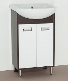 Style Line Мебель для ванной Эко Стиль W №9 50 (Ладога) белая/венге – фотография-2