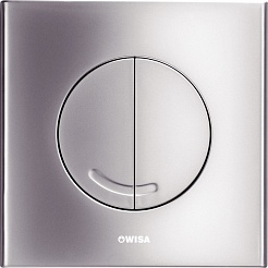 Wisa Кнопка смыва XS Argos DF 8050.414631 матовый хром – фотография-1