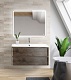 BelBagno Тумба с раковиной Albano 90 подвесная Robere Nature Grigio – фотография-8