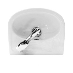 Керамин Рукомойник Сити 38 без отверстия под смеситель – фотография-3