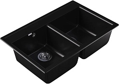 Dr. Gans Мойка кухонная Астра 780 графит – фотография-2