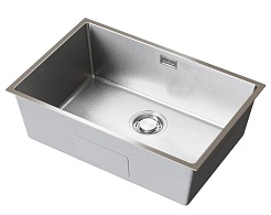 Mixline Мойка подстольный монтаж 65/44 (3,0) выпуск 3 1/2 сатин НАНО декор – фотография-1