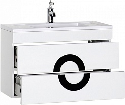 De Aqua Тумба с раковиной Форма 80 – фотография-4