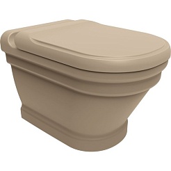 Creavit Унитаз подвесной Antik AN320 с биде, капучино – фотография-1